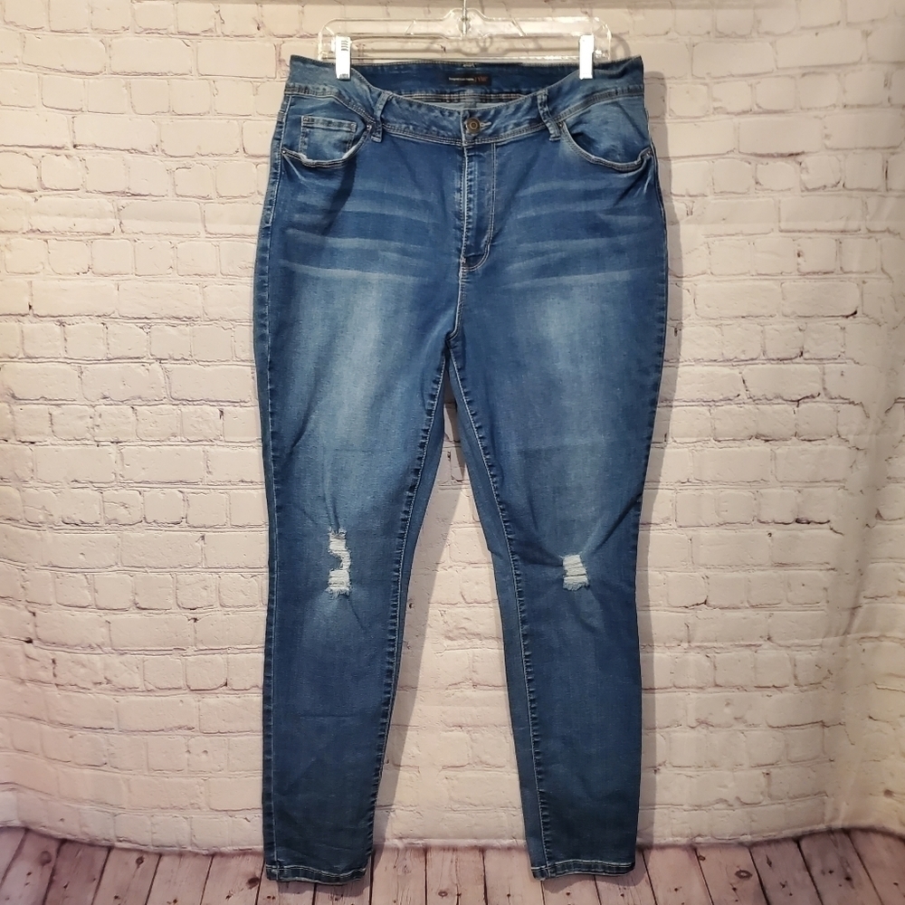 YMI HIGH RISE SKINNY STRETCH JEANS